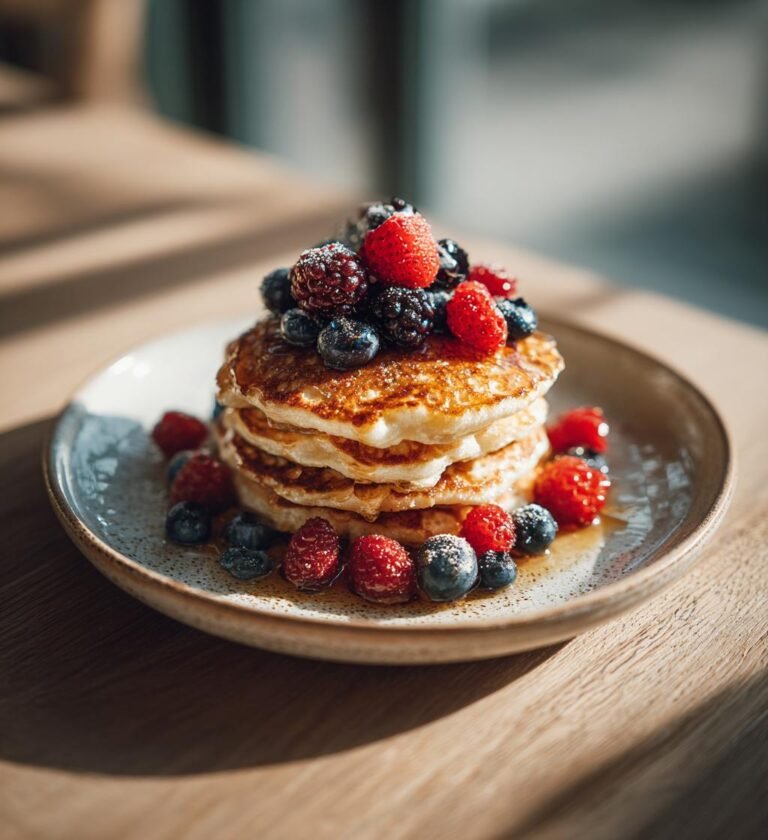 Fluffiga amerikanska pannkakor