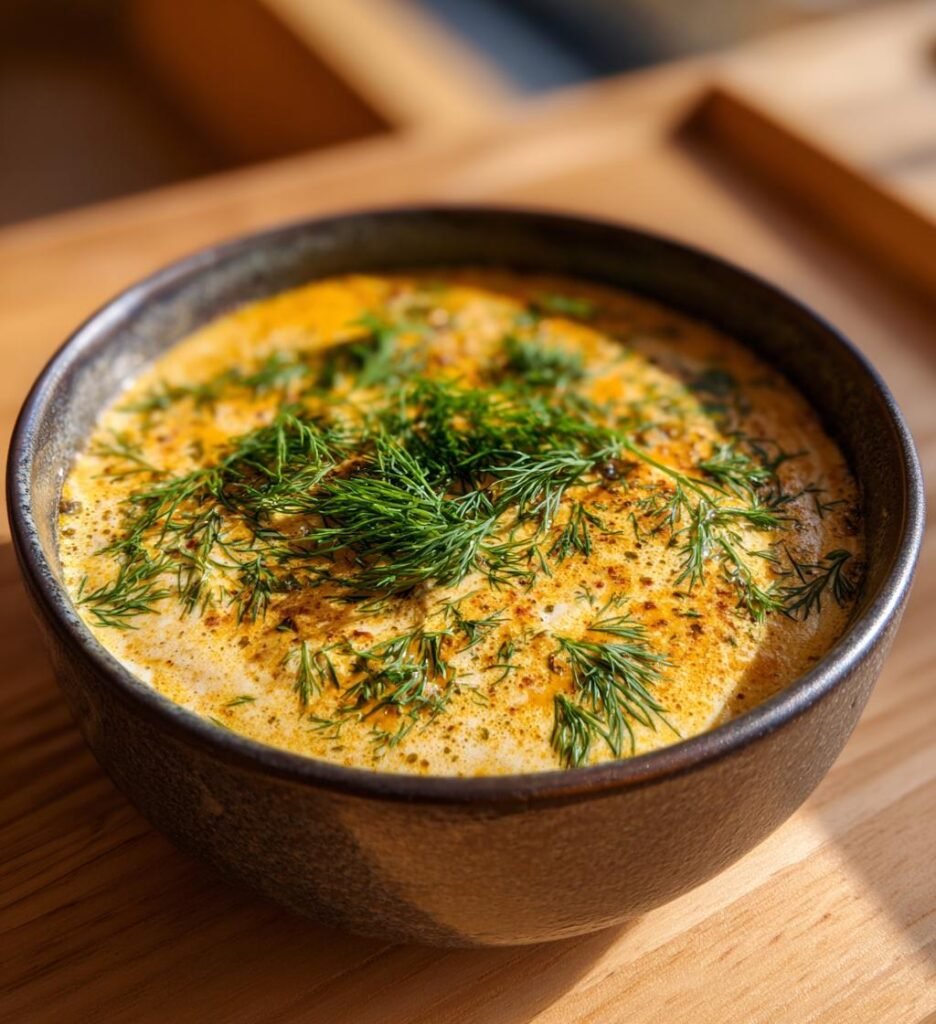 Krämig senapssås med dill
