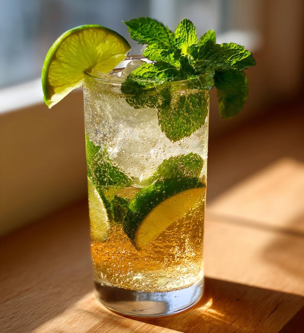 Fläderlemonad med lime och mynta – Enkel och Frisk Sommardryck - steg för steg