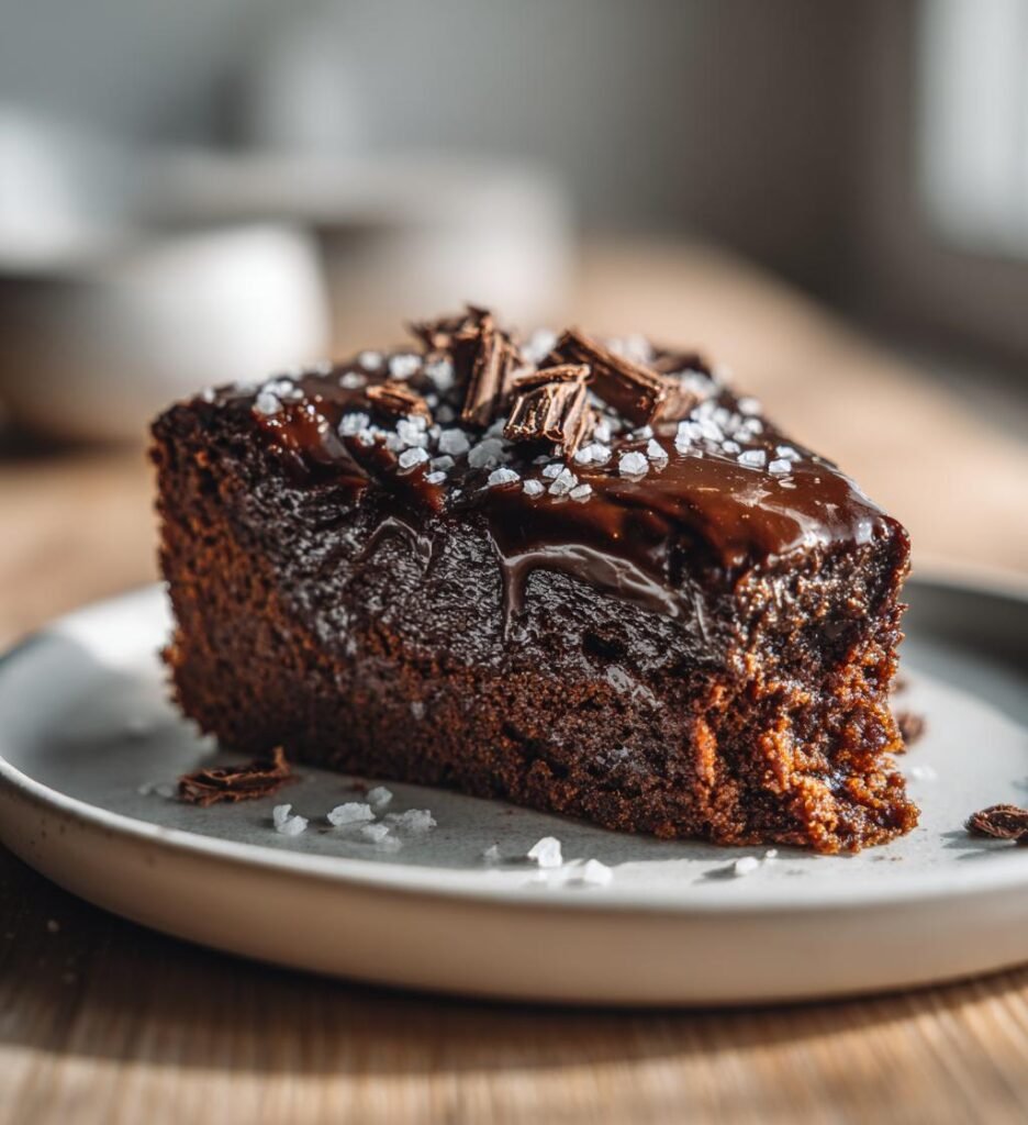 Kladdkaka med chokladfudge