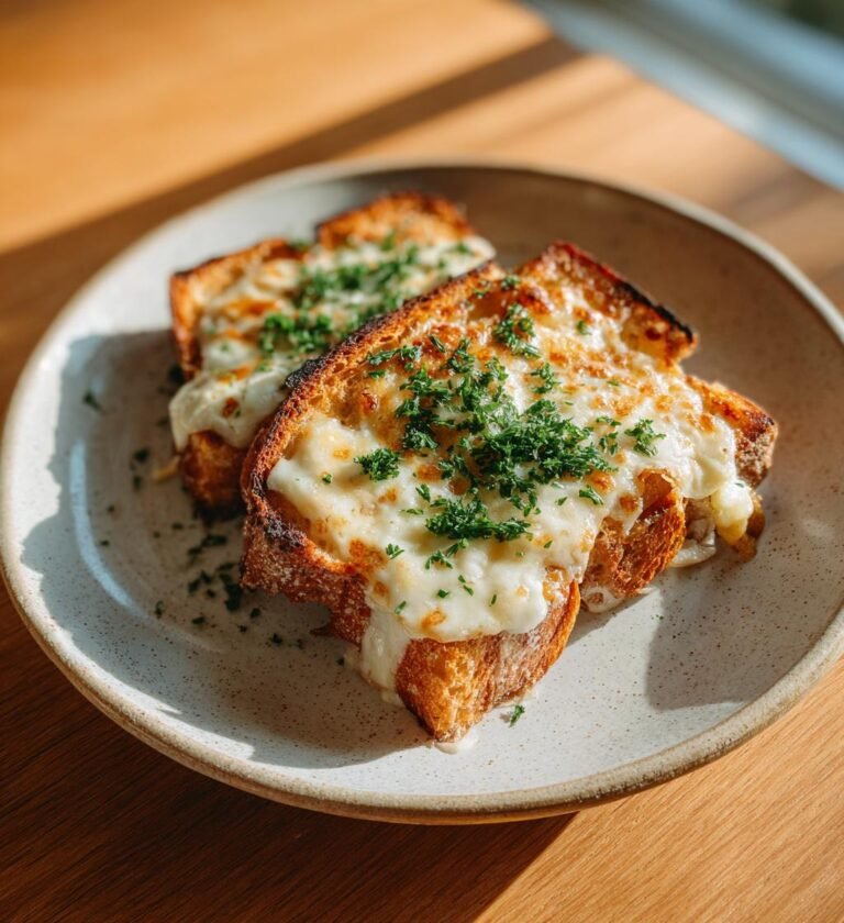 Croque monsieur med skinka och ost
