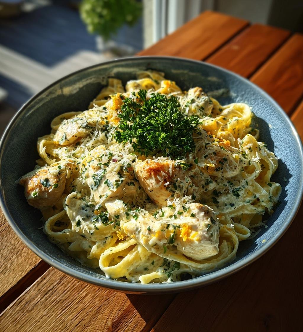 One pot-kycklingpasta med vitlök och färskost – Enkel och God rätt - steg för steg