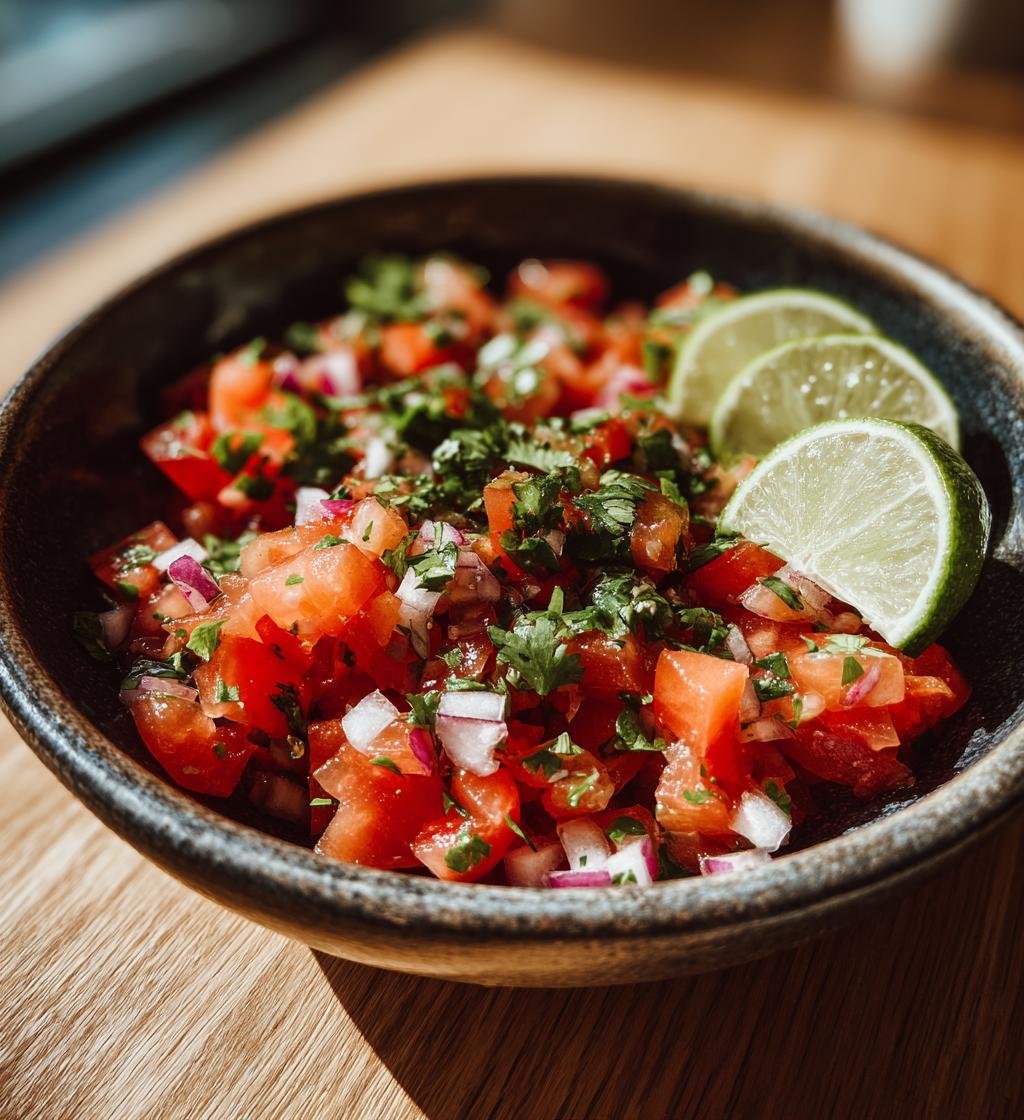 Tomatsalsa med lime och koriander – Enkel och God Tillbehör - steg för steg