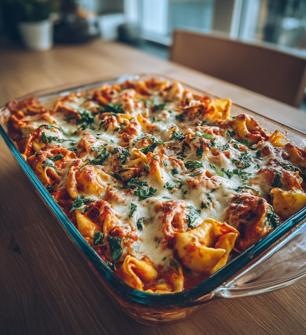 Tortellinigratäng med spenat och mozzarella – Enkel och Krämig Ugnsrätt - steg för steg