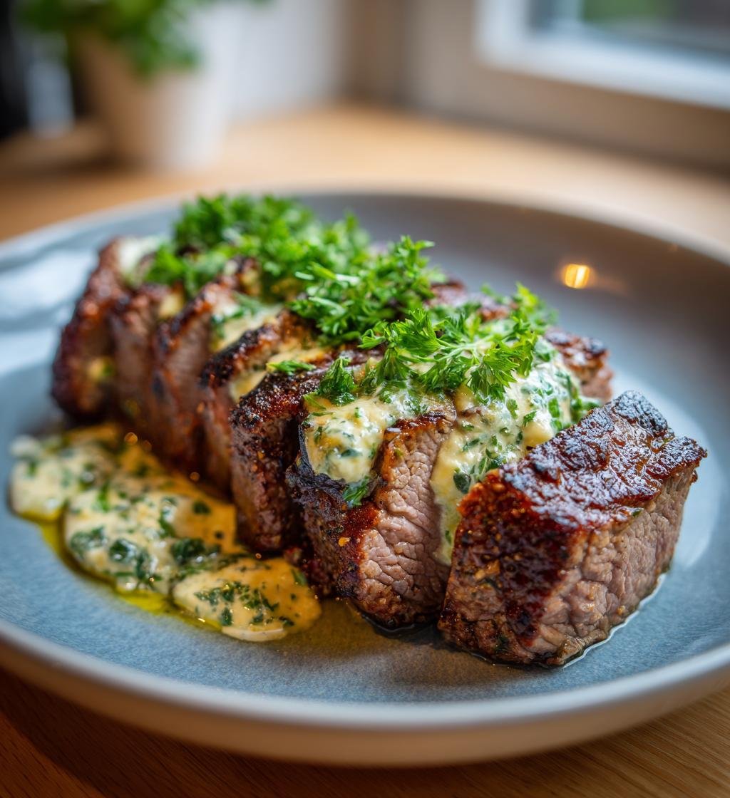 Grillad fläskfilé med vitlökssmör - Saftig och Enkel Grillmat - steg för steg