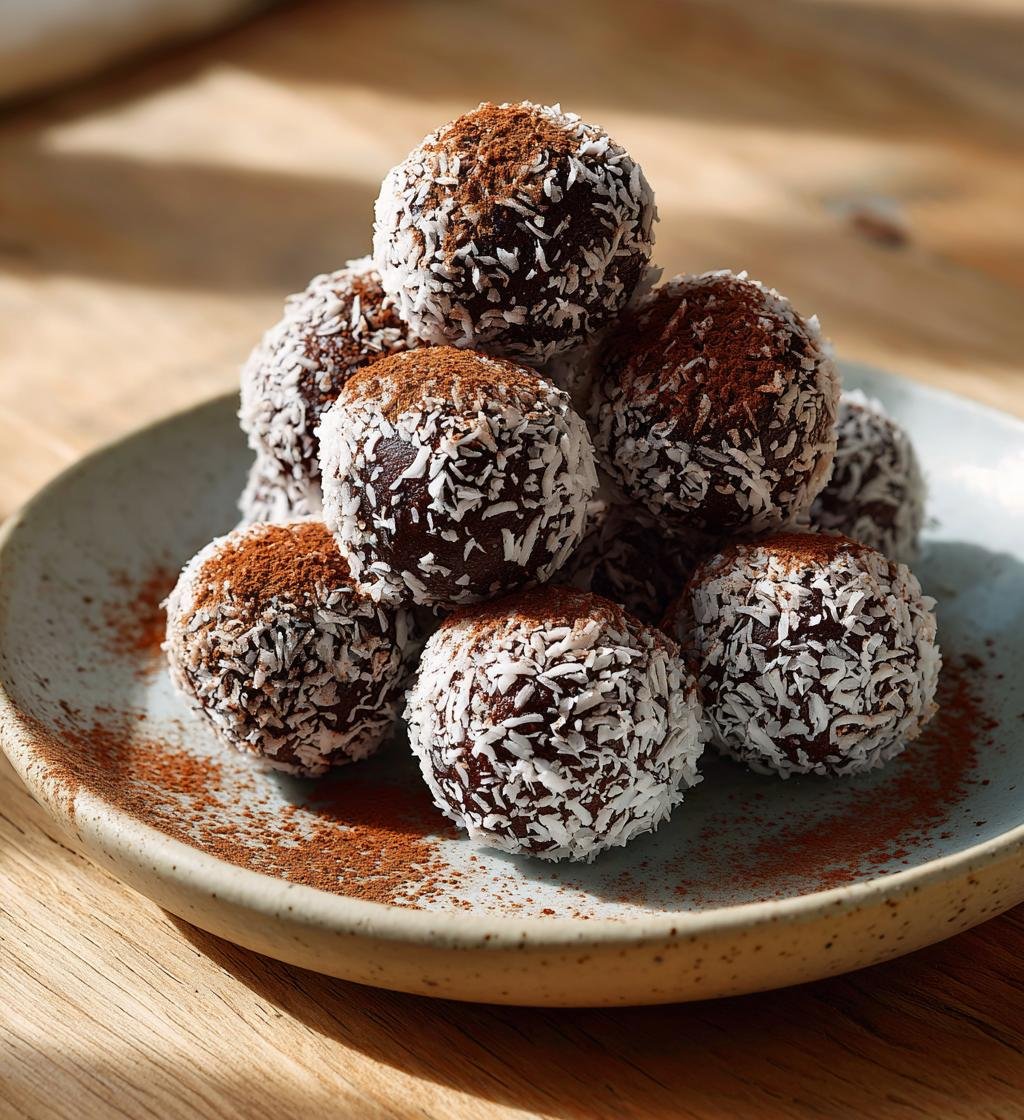 Chokladbollar med espresso och kokos – Enkla och Goda