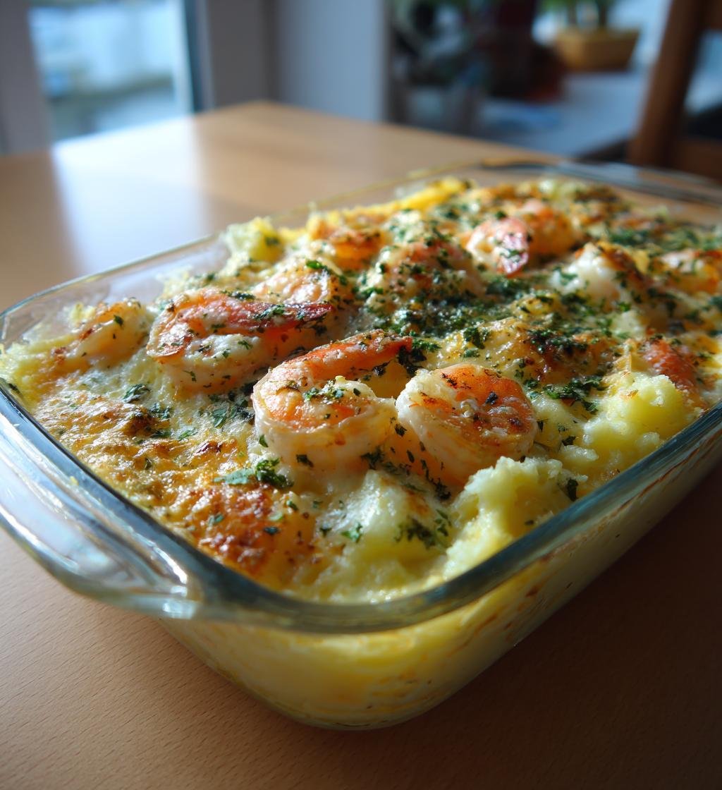 Fiskgratäng med räkor och potatismos – Enkel och Krämig Middag - steg för steg
