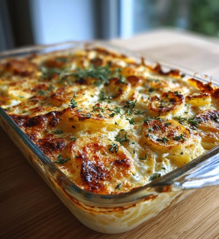 Rotfruktsgratäng med chèvre och honung