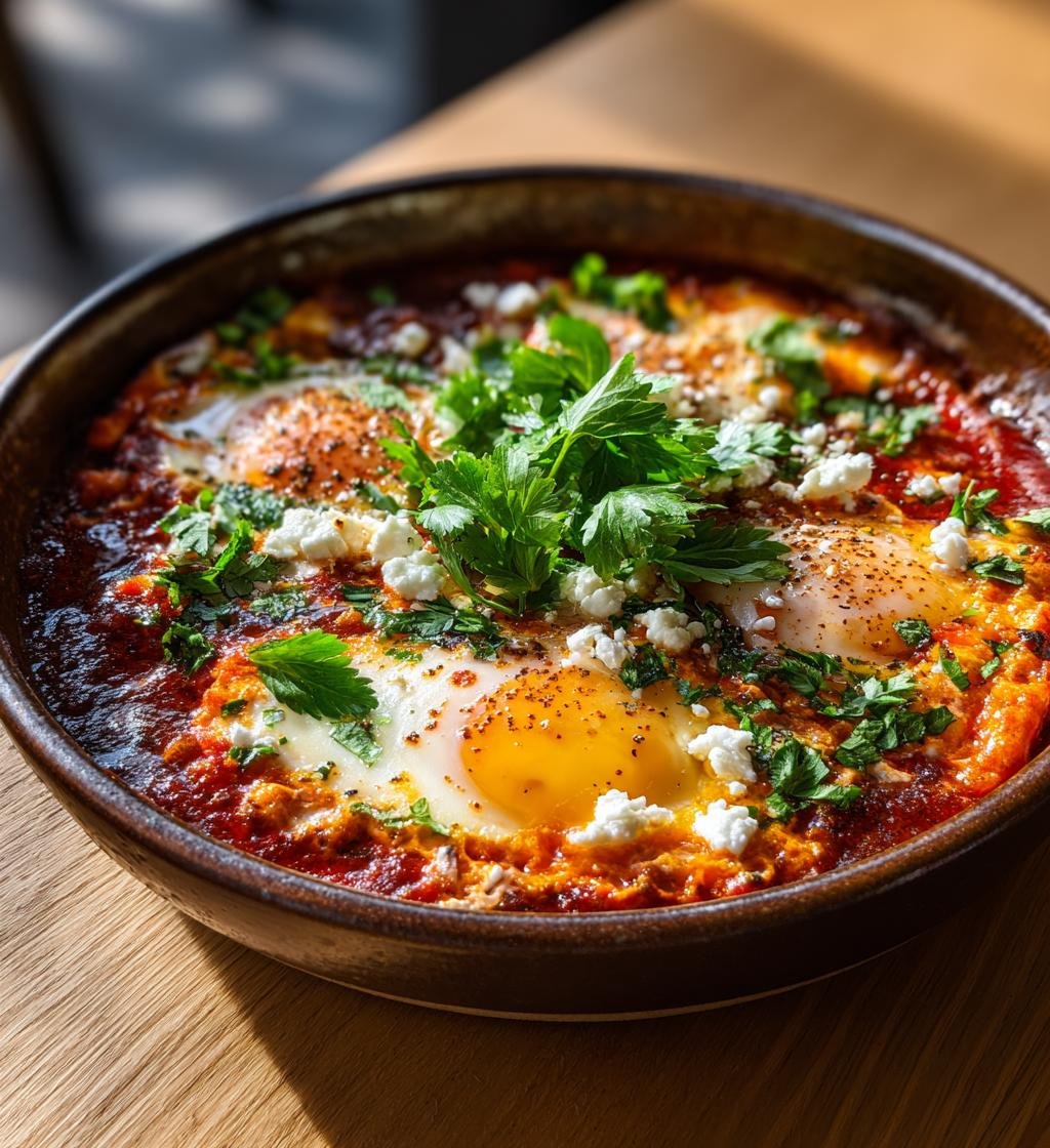 Shakshuka med fetaost och färska örter – Enkel och God frukost