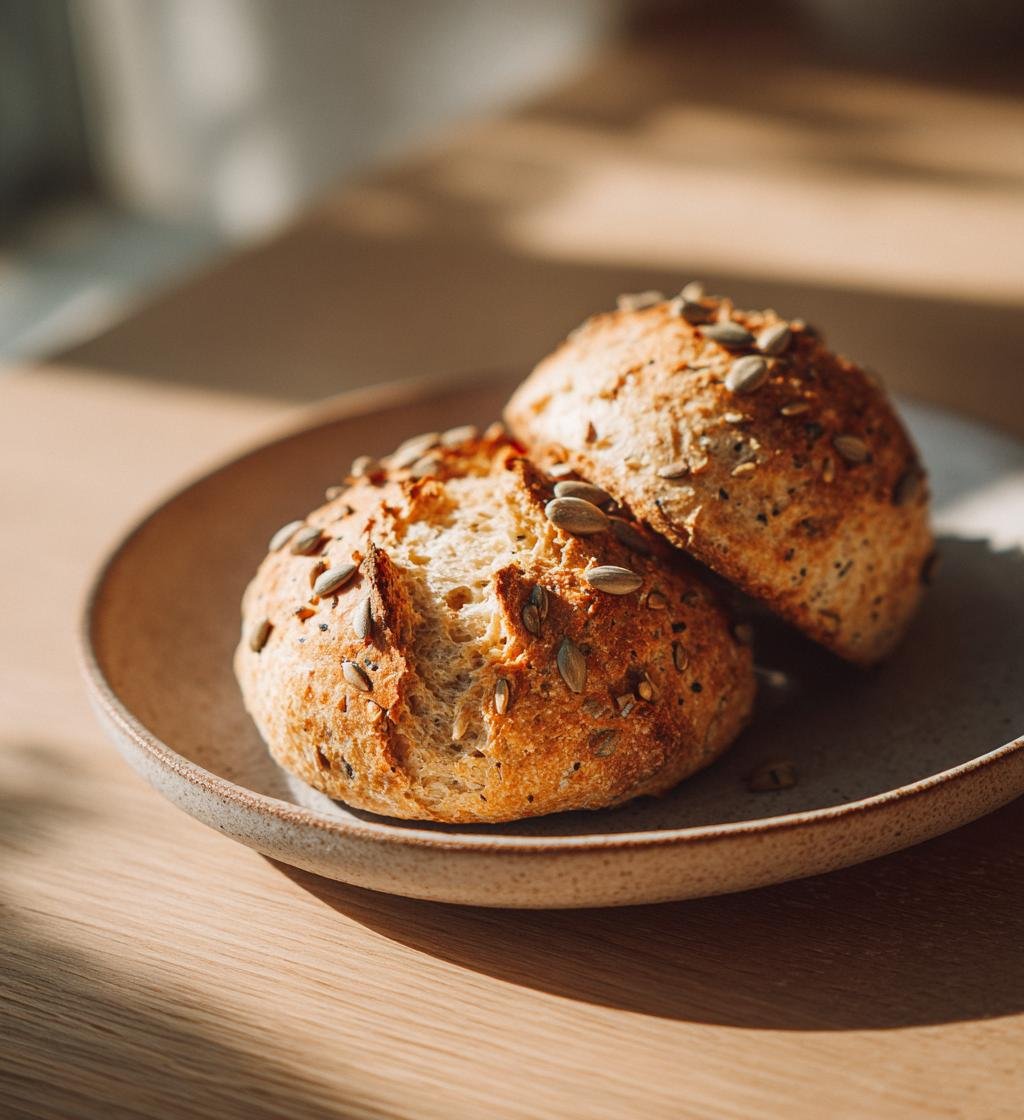 Rågfrallor med solrosfrön – Enkla och goda frallor för frukosten - steg för steg