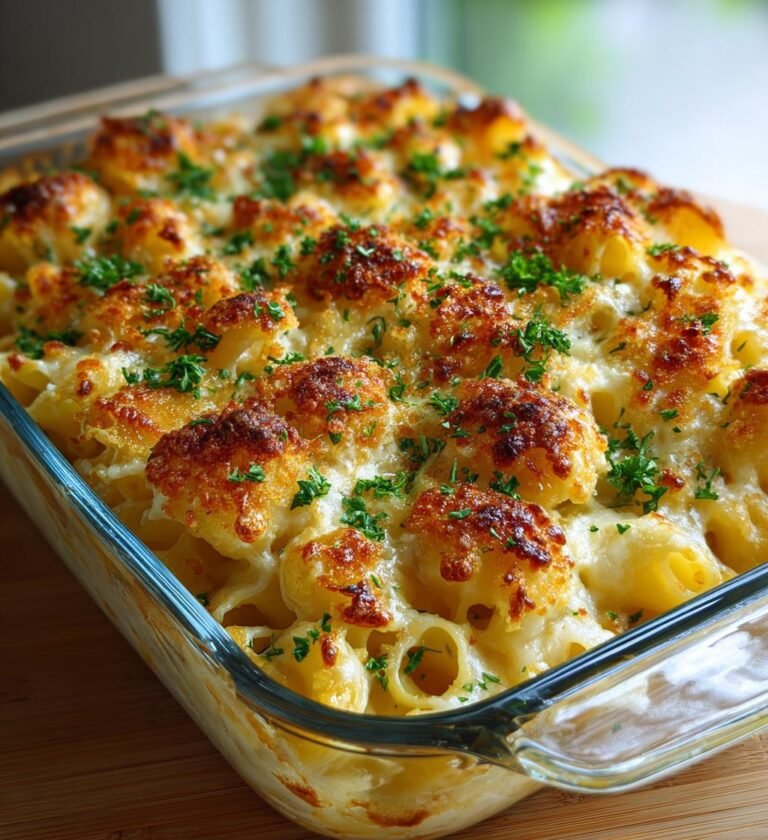 Mac and cheese med krispigt brödsmul