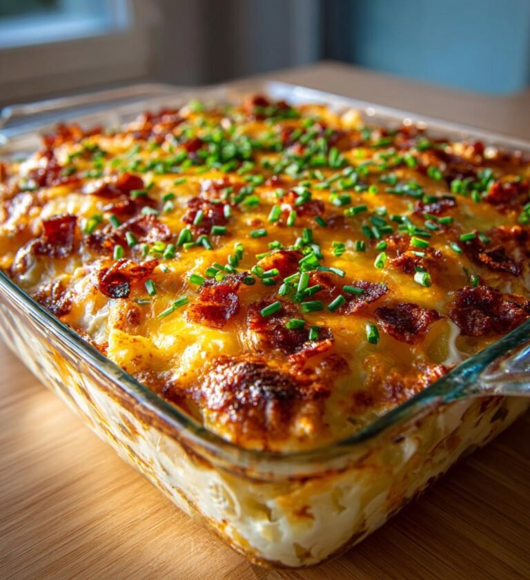 Buffalo chicken-potatisskal med cheddar