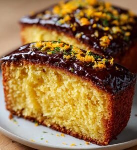 Påskens chokladtårta med apelsin och ganache