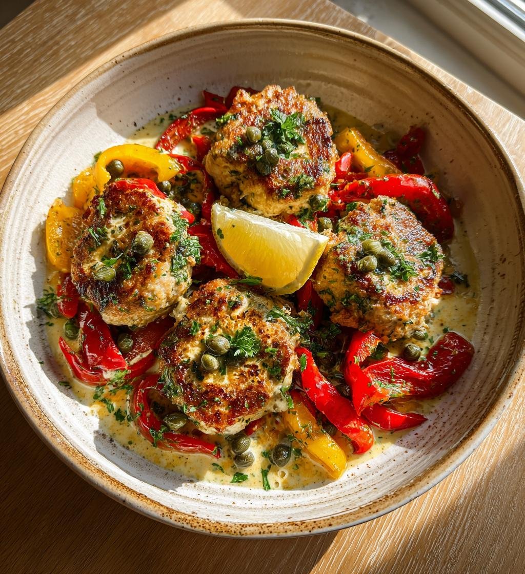 Fläskmedaljonger med paprika, kapris och citronkräm – Enkel och God - steg för steg