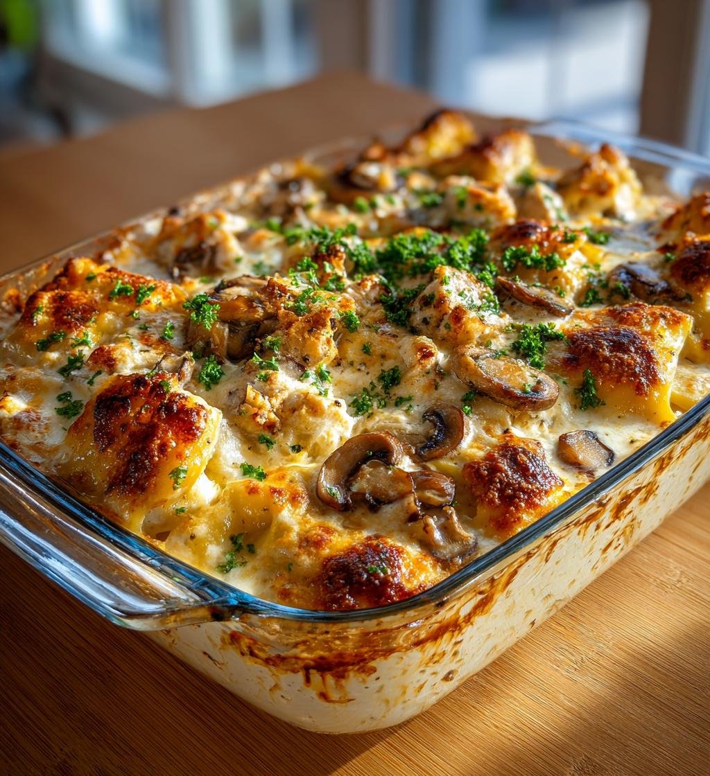 Krämig kycklingcannelloni med champinjoner – Enkel och God!