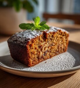 Saftigt bananbröd med valnötter