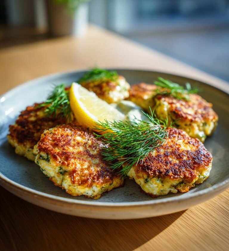 Torskbiffar med majs, dill och citronmajonnäs