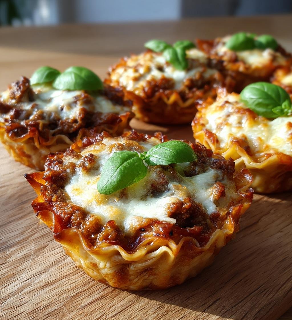Minilasagner i muffinsform med köttfärs – Enkel och God vardagsrätt - steg för steg