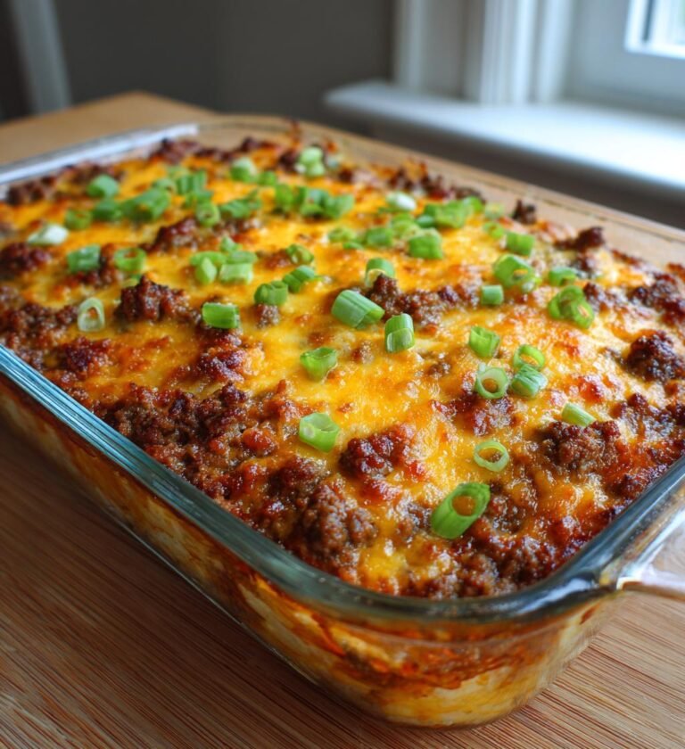 Chili cheese fries-gratäng med köttfärs