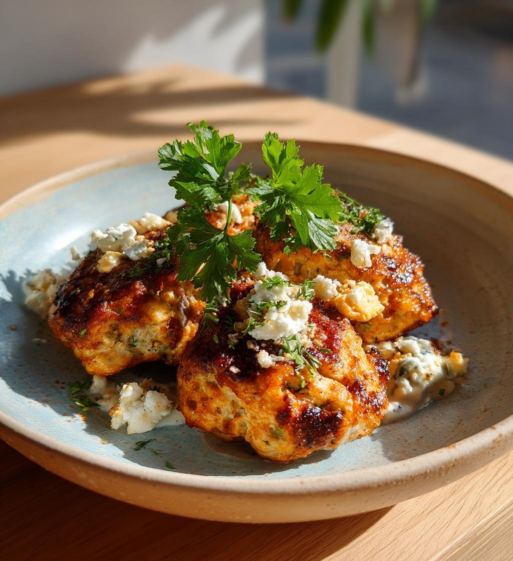 Kycklingkofta med fetaost och vitlöksyoghurt – Enkel och God