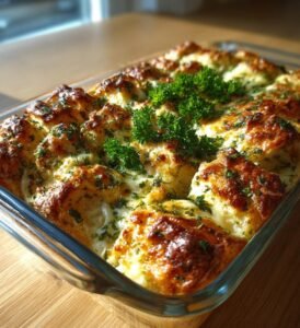Pull apart-vitlöksbröd med mozzarella och örter