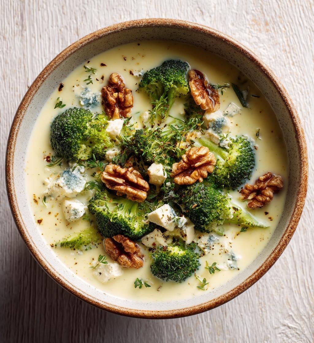Kycklinggryta med ädelost, broccoli och valnötter – Enkel och God - steg för steg