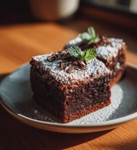 Brownies med mjuk chokladkärna