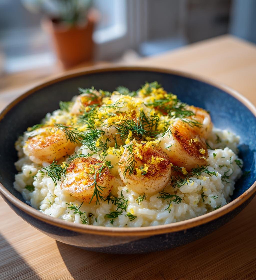 Räkrisotto med citron, dill och mascarpone – Enkel och Krämig!