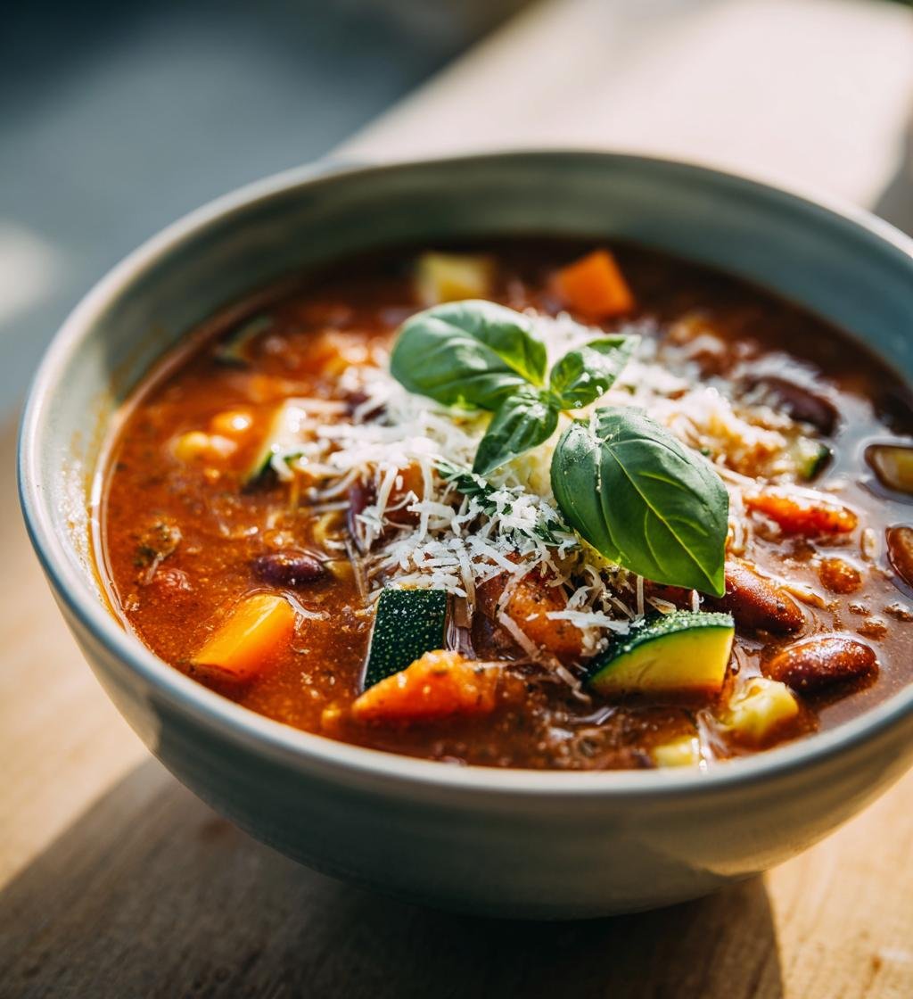 Minestronesoppa med bönor och pasta – Enkel och God Middag - steg för steg
