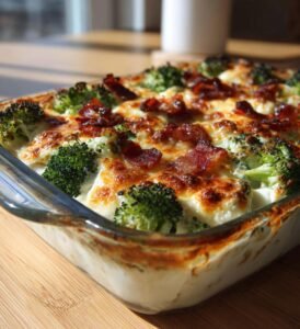 Fyllda potatisskal med bacon, broccoli och ost