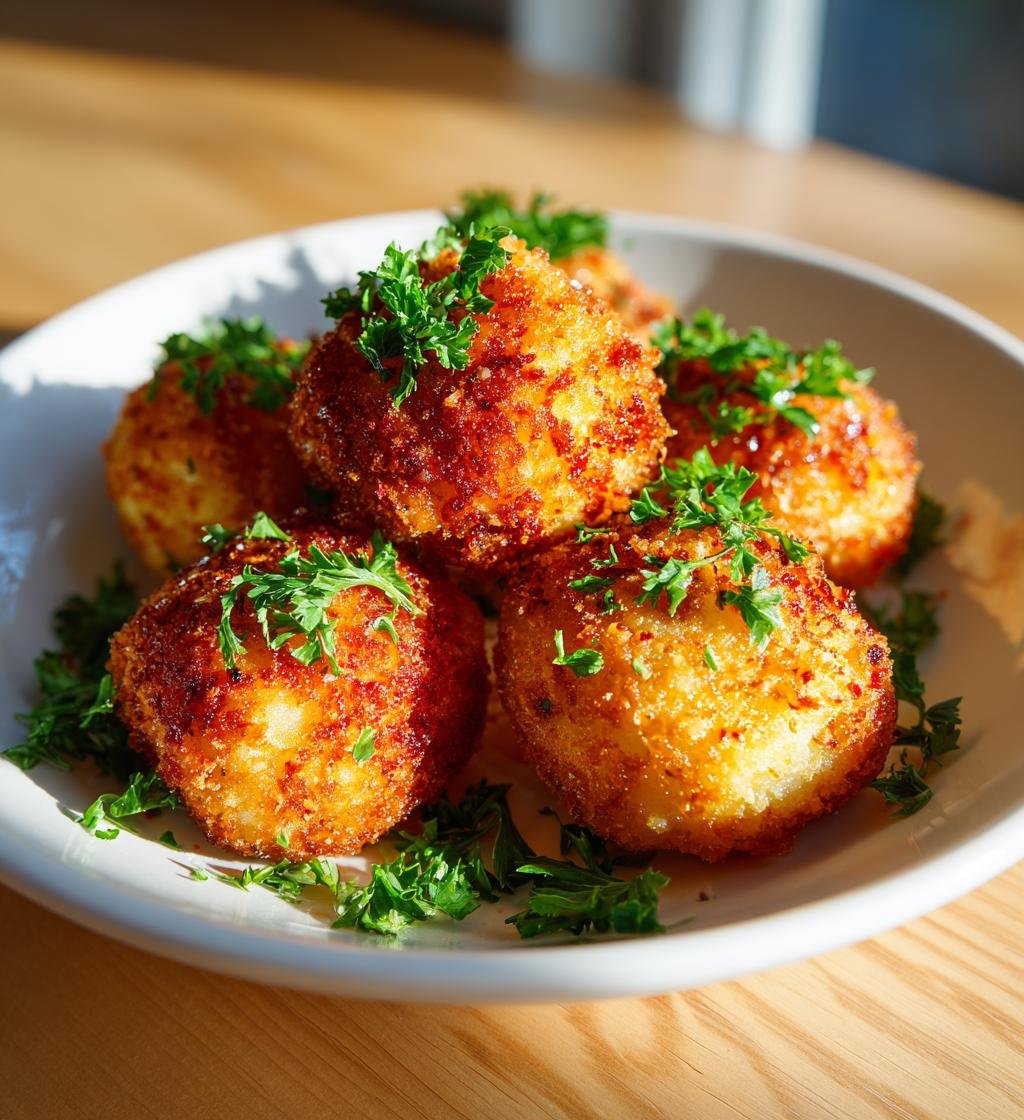Ostfyllda potatiskroketter med kryddig köttfärs - Enkel och God rätt