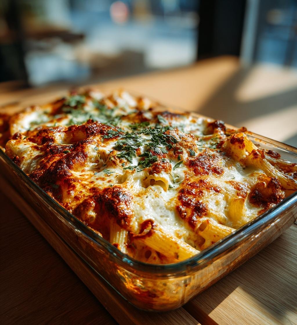 Linsbolognesegratäng med pasta och mozzarella - Enkel och God - steg för steg