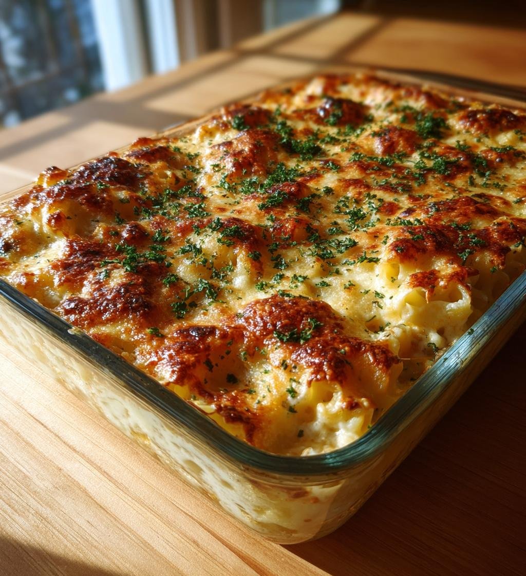 Pulled pork mac and cheese med krispigt osttäcke – Enkel och God
