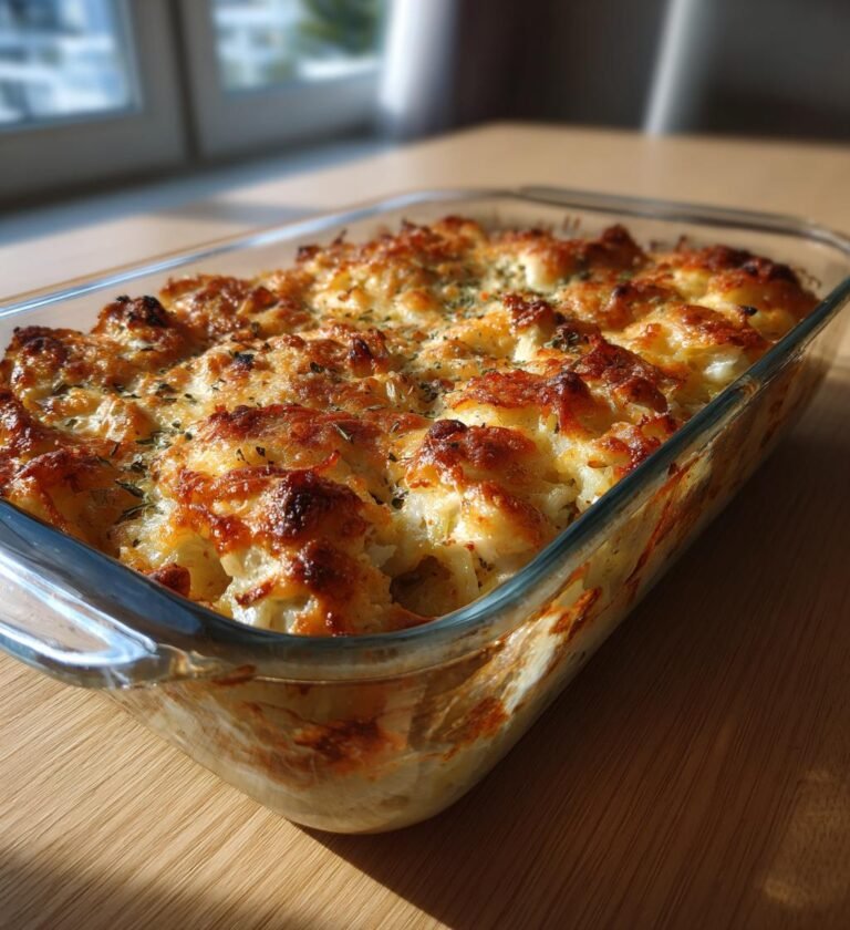 Ugnsbakad sej med purjolök och frasigt osttäcke