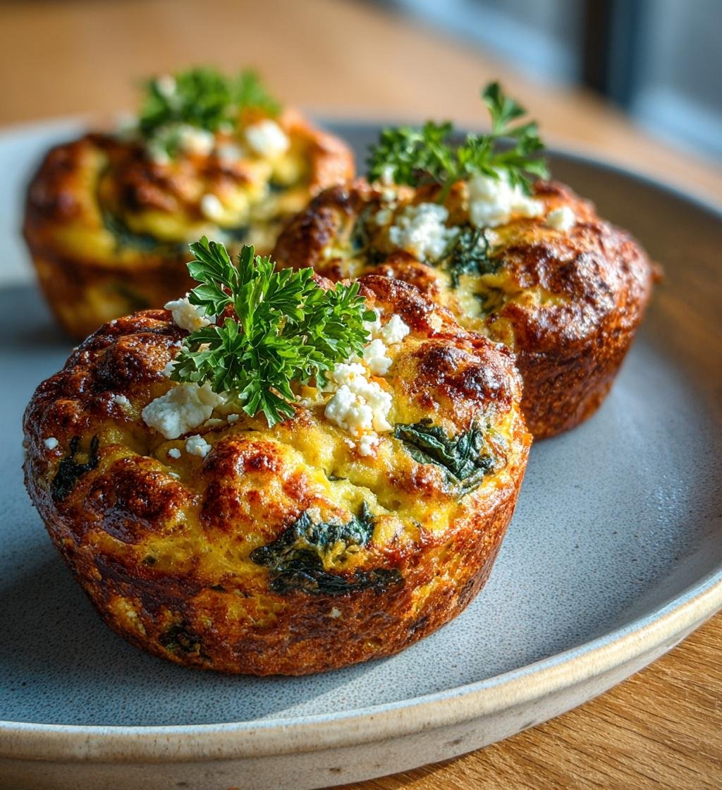 Frukostmuffins med ägg, spenat och fetaost – Snabb och nyttig start på dagen - steg för steg