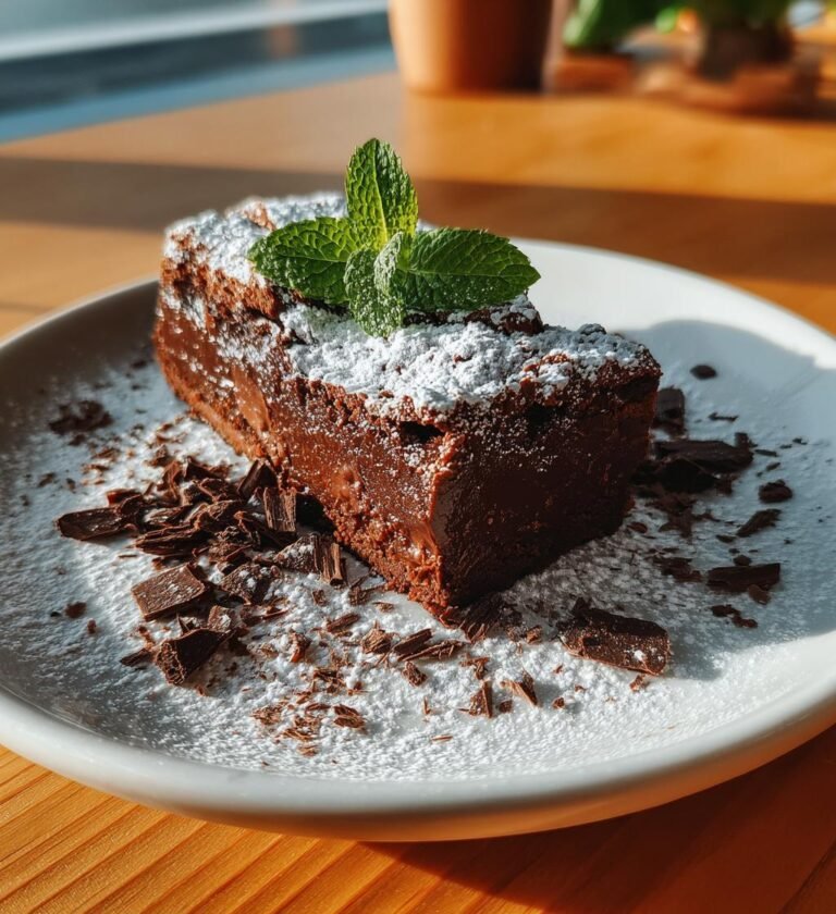 Brownies med mjuk chokladkärna
