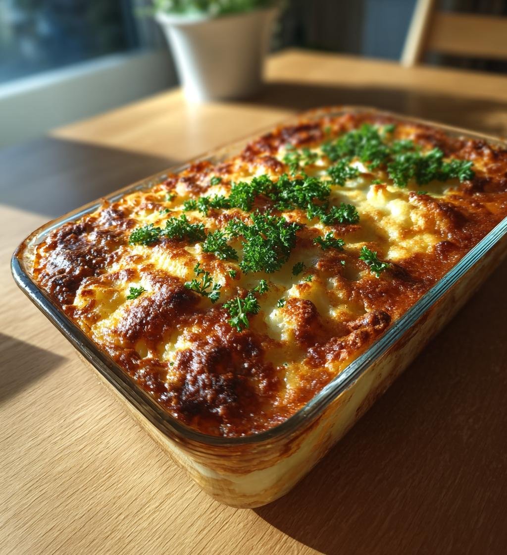 Shepherd's pie med rotsellerimos och parmesan - Enkel och God