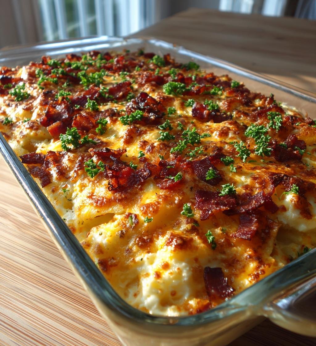 Bacon- och potatisgratäng med ägg och ost – Enkel och krämig rätt