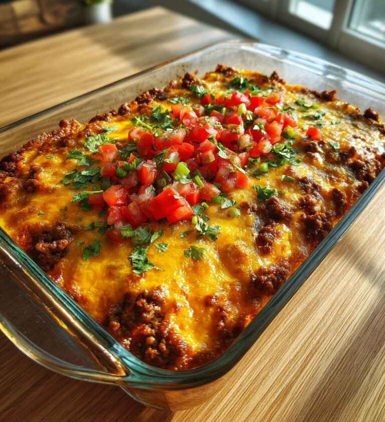 Tacolimpa med köttfärs, cheddar och salsa
