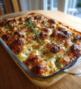 Krämig korvgratäng med potatis och purjolök