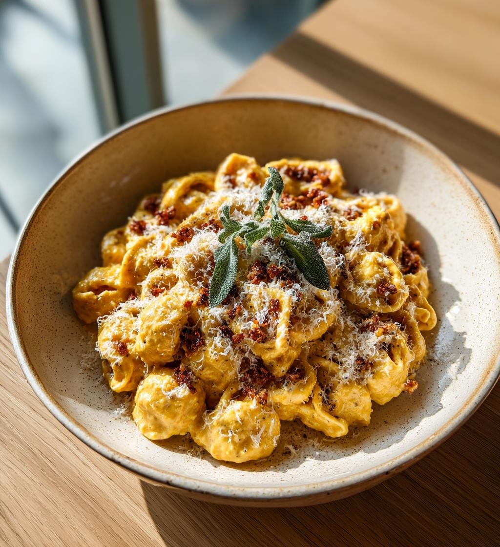Krämig pumpapasta med salvia och parmesan – Enkel och god middag