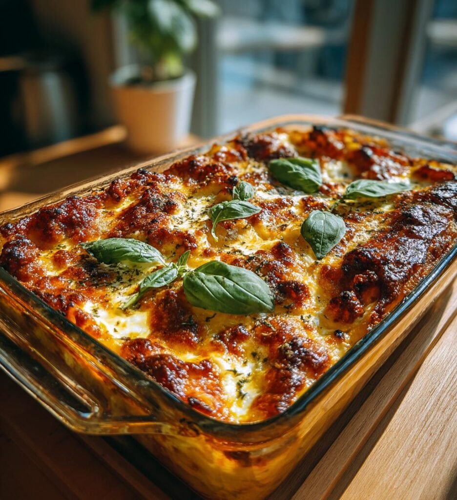 Cannelloni med köttfärssås och krämigt osttäcke