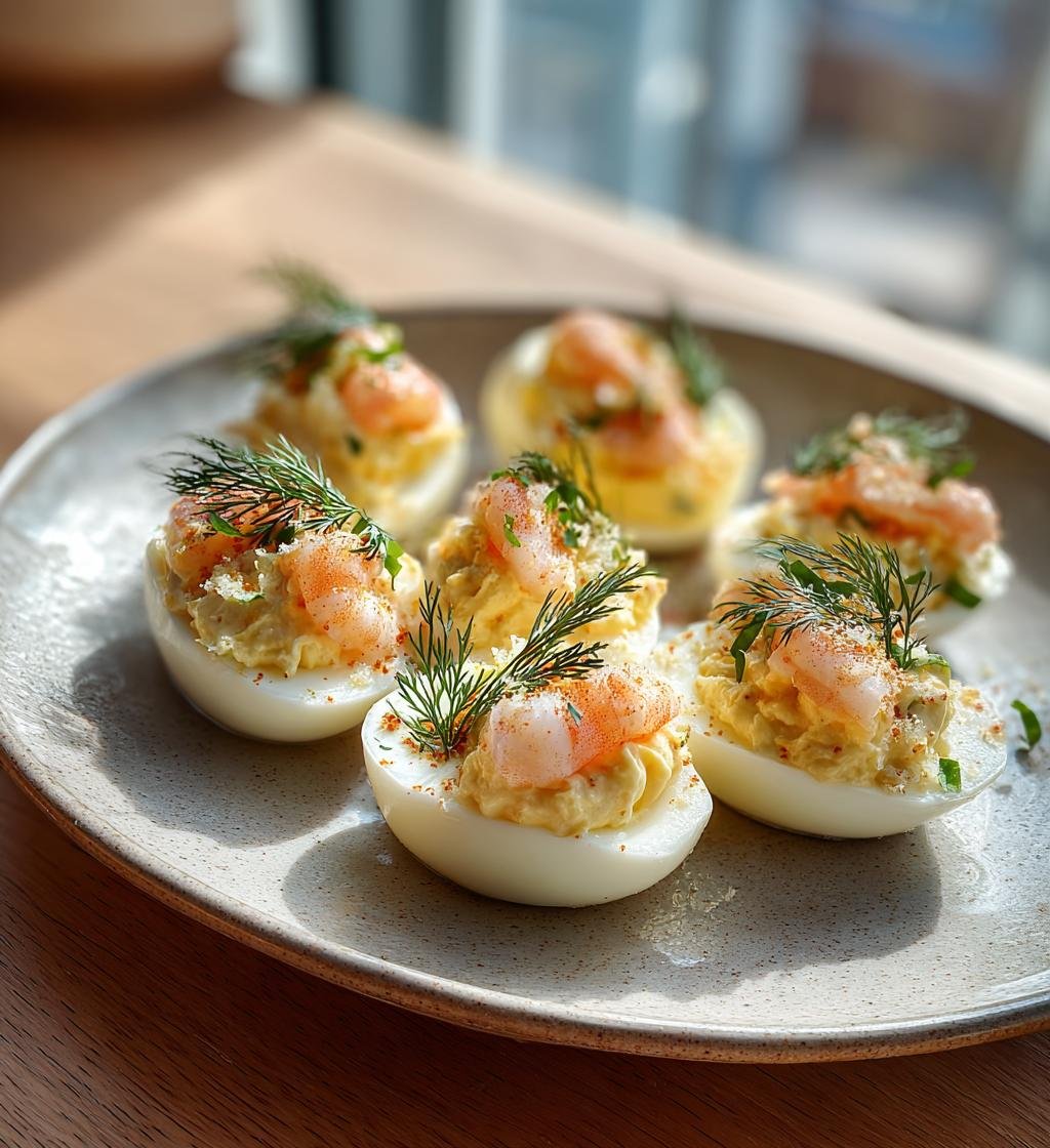 Ägghalvor med räkor, dill och pepparrot – En saftig och god förrätt