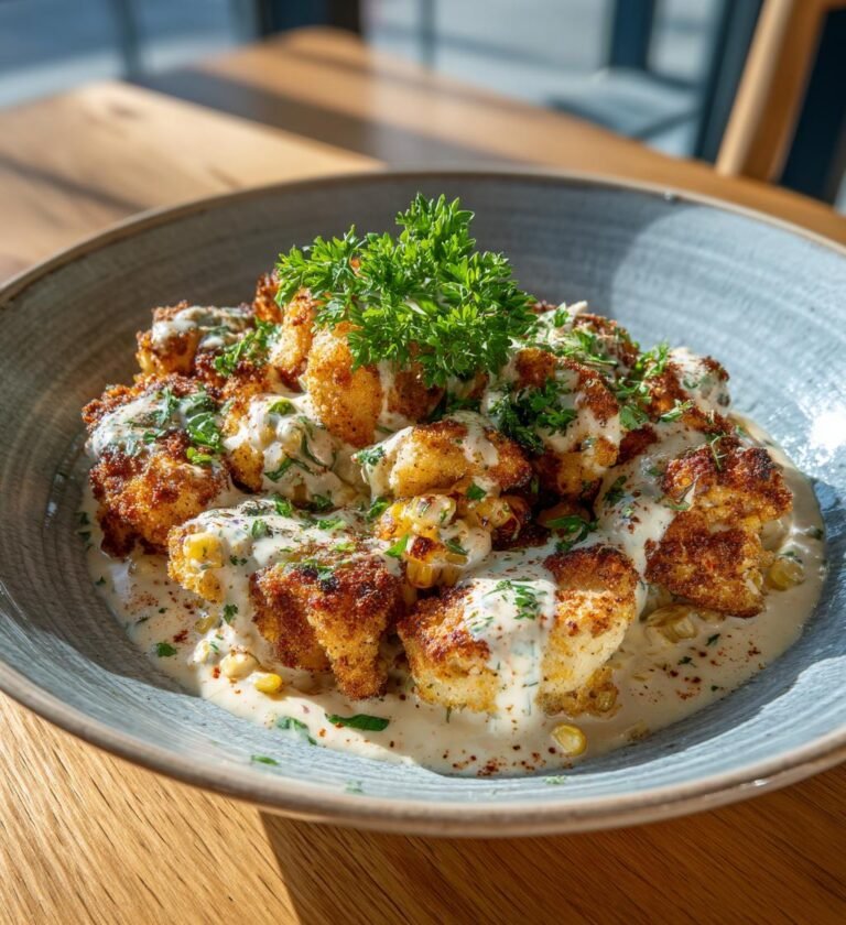 Frasig parmesanpanerad kyckling med majssås