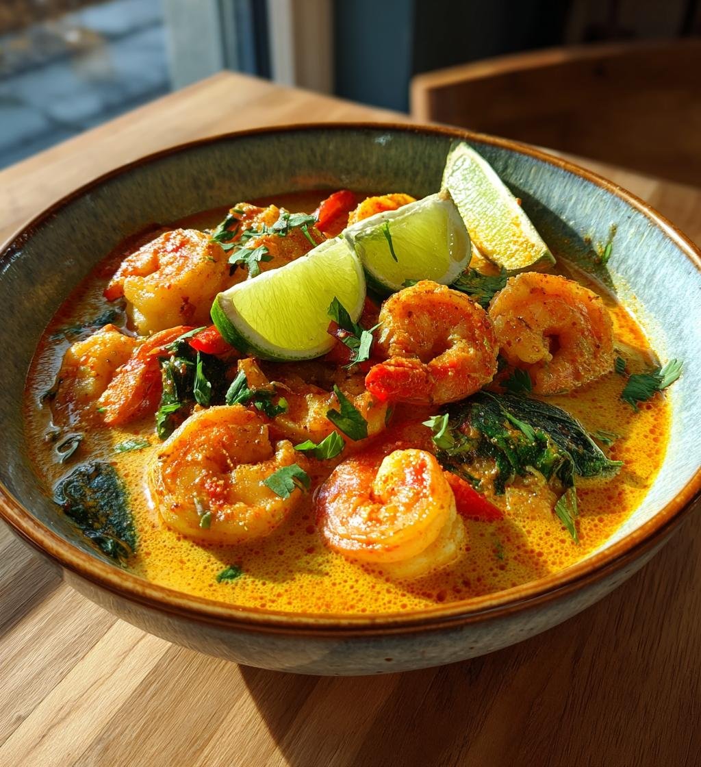 Räkgryta med curry, kokosmjölk och lime – En god och krämig rätt