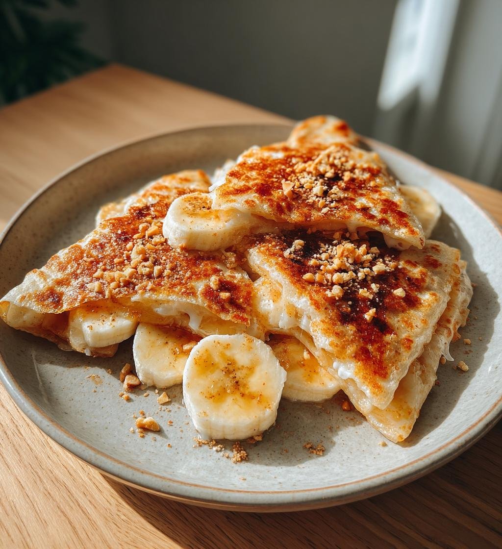 Choklad- och bananquesadillas med kanel – Enkel och God rätt - steg för steg