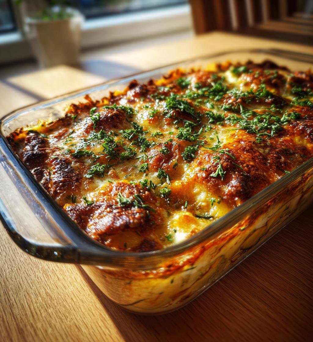 Zucchinigratäng med ost och örter – Enkel och Krämig Måltid