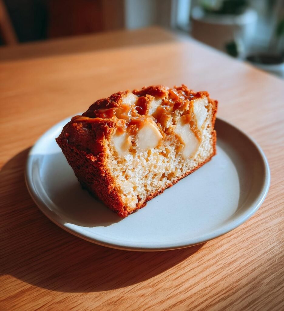 Kardemummablondies med äpple och kolavirvel