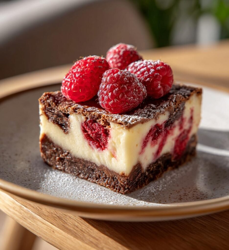Halloncheesecake-brownies