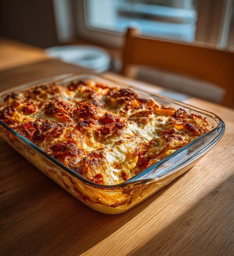 Chorizo- och potatisgratäng med paprikakräm